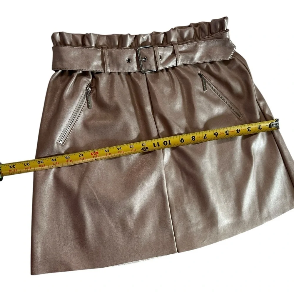 Marc New York Light Pink Metallic Skirt Size M NWT
